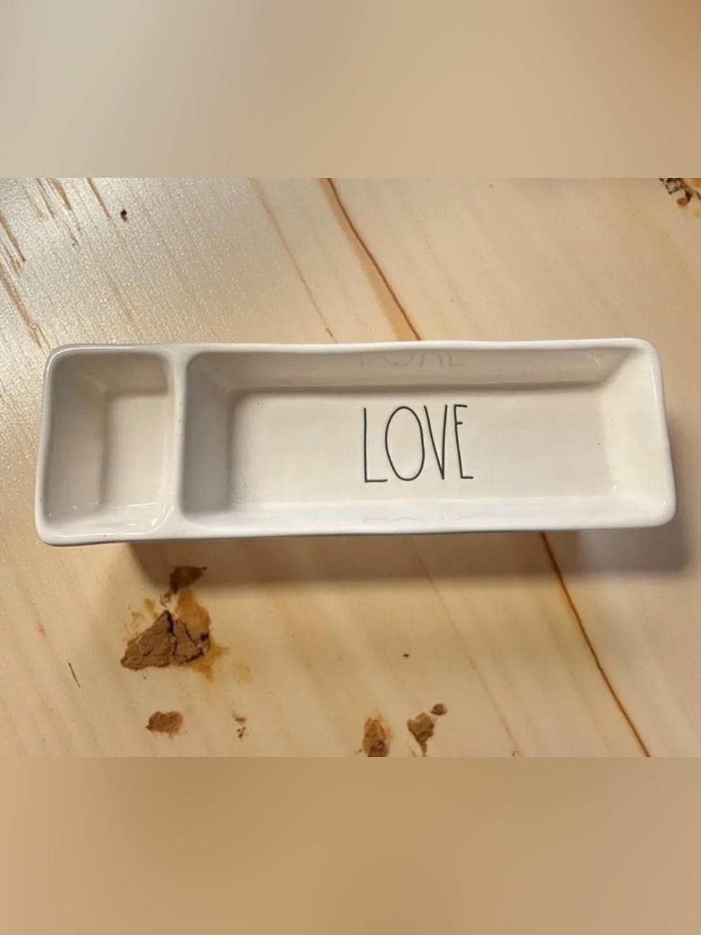 Rae Dunn Ceramic Trinket Tray